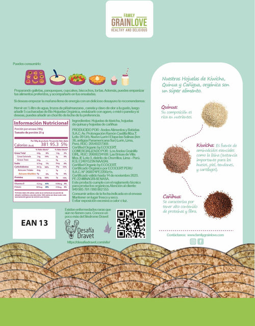 Hojuelas de Quinua, Kiwicha y Cañihua | Desayuno Nutritivo para Niños